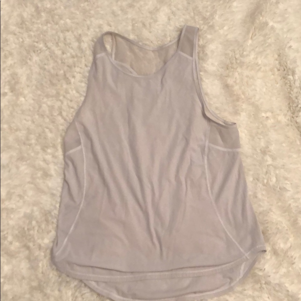 Lululemon Size 6 White Tank
